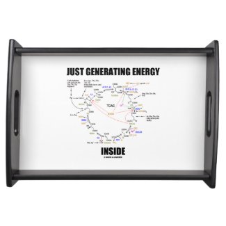 Just Generating Energy Inside Krebs Cycle Humor Food Tray