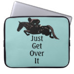 Just Get Over It Horse Jumper Laptop Bag Laptop Computer Sleeves