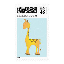 Just Giraffe Postage Stamps