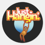 Just Hangin' Orangutan Sticker