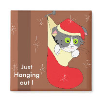 Just Hanging out ! magnets