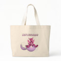 Just Hatched Baby Girl Dragon Diaper Tote Bag by mariannegilliand Just Hatched Baby Girl Dragon Diaper Tote Bag