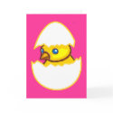 "Just Hatched" Birth Announcement Card G1 by Aquavel "Just Hatched" Birth Announcement Card G1