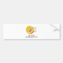 Just Having Another Peachy Day (Peach Anatomy) Bumper Sticker