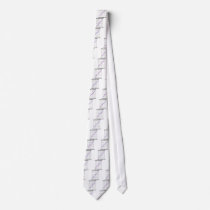 Just Having Linear Thoughts (Stats Humor) Custom Tie