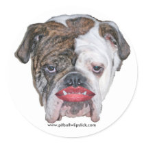 just head, www.pitbullwlipstick.com stickers by pitbullwithlipstick just head, www.pitbullwlipstick.com stickers