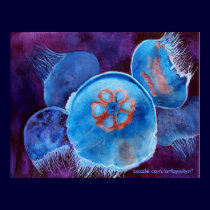 Just Jellin' Fine Art Print by artbyjolyn Just Jellin' Fine Art Print