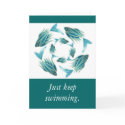 Just Keep Swimming Card