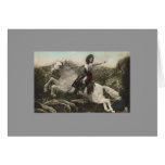 Just like Annie Oakley Greeting Card