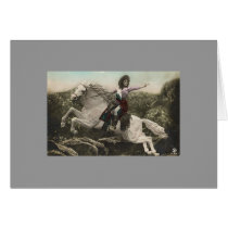 Just like Annie Oakley Greeting Card