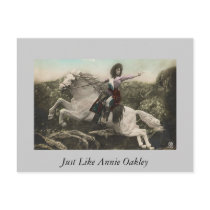 Just like Annie Oakley Postcards