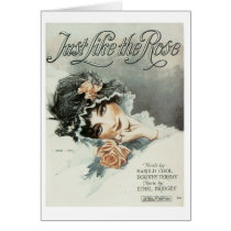 Just Like the Rose Songbook Cover cards
