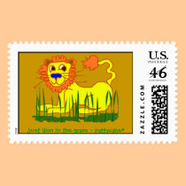 just lion in the grass - pattycake* stamps