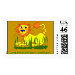 just lion in the grass - pattycake* postage
