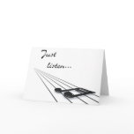 Just listen card