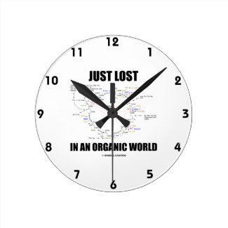 Just Lost In An Organic World (Krebs Cycle) Wallclock