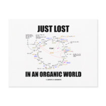 Just Lost In An Organic World (Krebs Cycle Humor) Post Cards