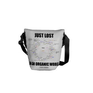 Just Lost In An Organic World (Krebs Cycle) Messenger Bags