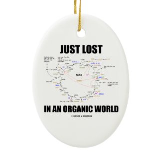 Just Lost In An Organic World (Krebs Cycle) Ornament