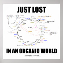 Just Lost In An Organic World (Krebs Cycle) Print