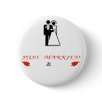 Just Married4 buttons by CaringHearts Just Married4 buttons