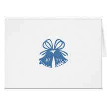 Just Married 10 Yrs. Greeting Cards