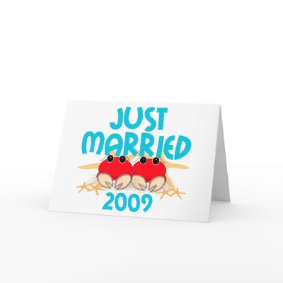 Just Married 2009 Cards by totallypainted