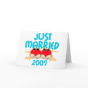 Just Married 2009 cards