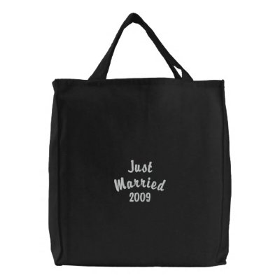Just Married 2009 Canvas Bag