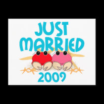 Just Married 2009 postcards