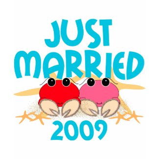 Just Married 2009 shirt
