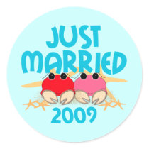 Just Married 2009 stickers by totallypainted Just Married 2009 stickers