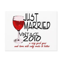 Just Married 2010 Postcards