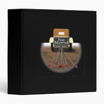 Just Married 3 Ring Binder