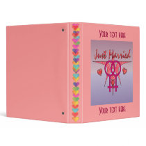 Just Married Abstract Venus 3 Ring Binders