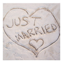 Just Married Announcement