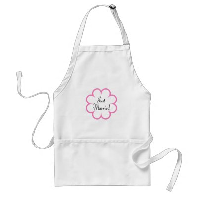 Just Married Aprons