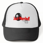 Just Married (Ball and Chain) hats