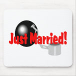 Just Married (Ball and Chain) Mouse Mats