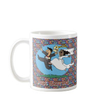 Just Married BB WG mugs by CrazyCups Just Married BB WG mugs