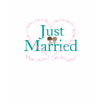 Just Married-Bride and Groom t-shirts by Just2Cute Just Married-Bride and Groom t-shirts