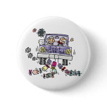 Just Married Bride And Groom Wedding Celebration buttons