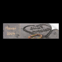 Just married bumper stickers