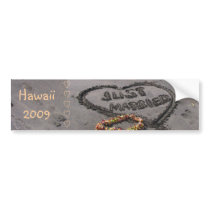 Just married bumper sticker