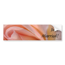 Just Married Bumper Sticker bumper stickers