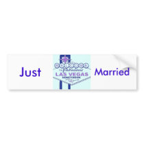Just Married bumper stickers