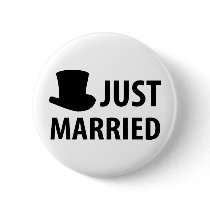 just married buttons