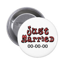 Just Married Button