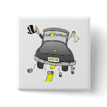 Just Married (Car) Pinback Buttons
