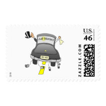 Just Married (Car) Stamp